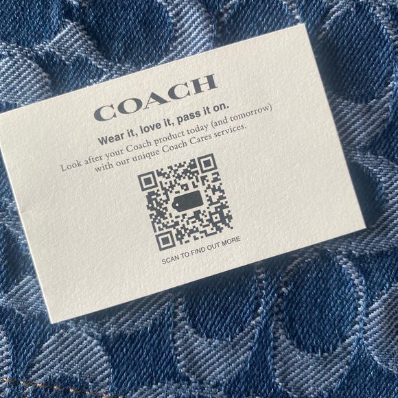 Coach demin Crossbody Nwts - Picture 5 of 8